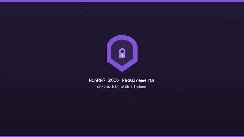 WinRAR 2026 System Requirements